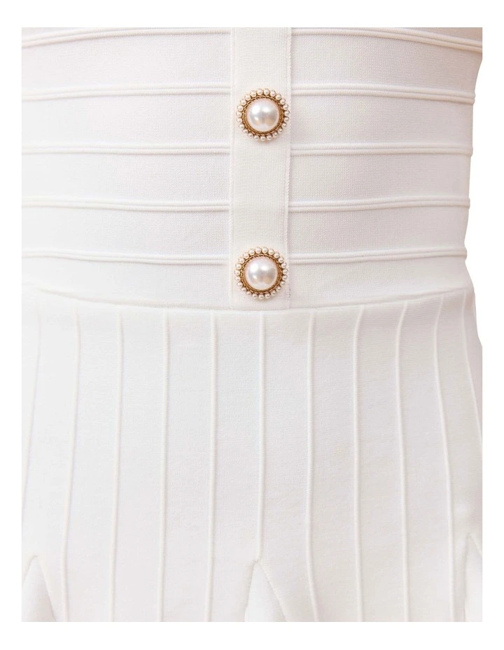 Fiona Mini Dress in White image 6