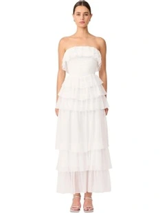 Melissa Maxi Dress in White