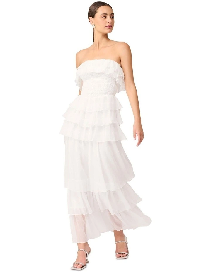 Melissa Maxi Dress in White image 3