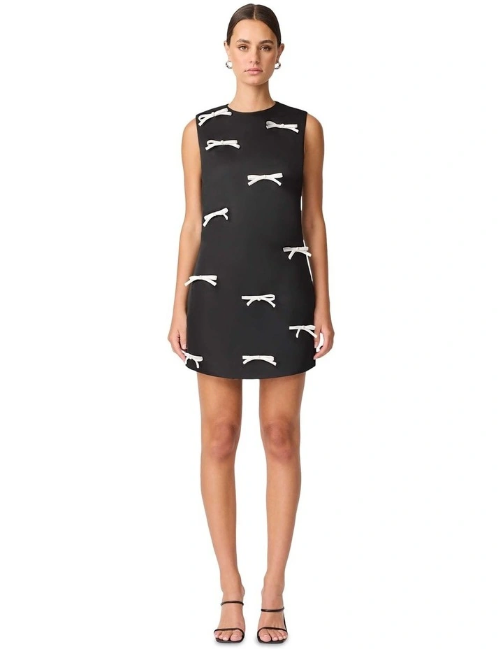 Ursula Mini Dress in Black image 1