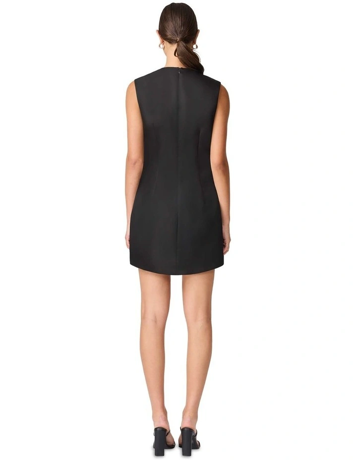 Ursula Mini Dress in Black image 2