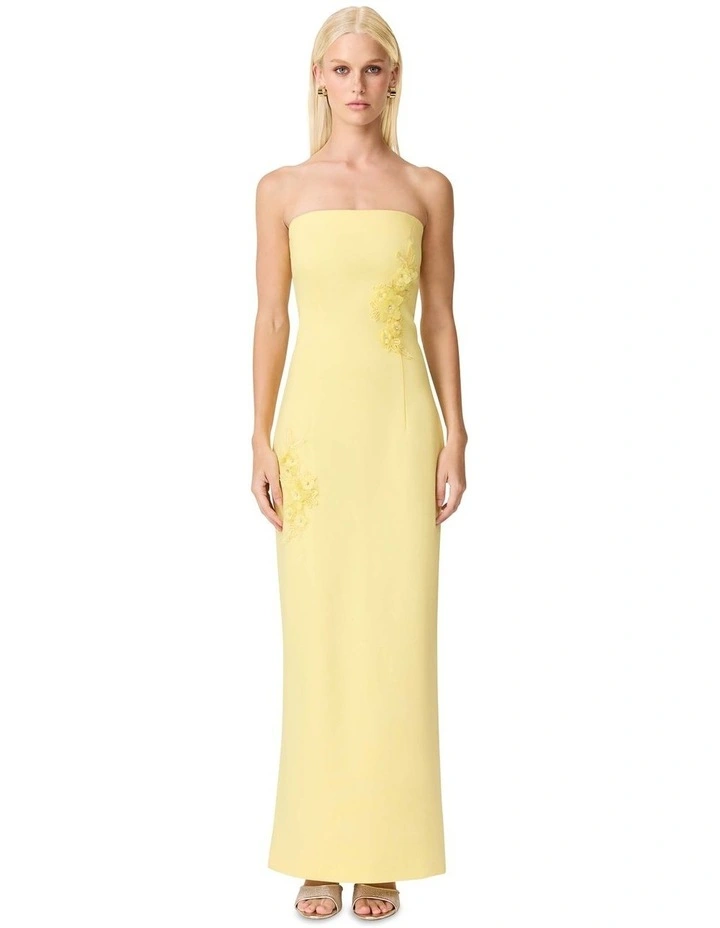 Evee Maxi Dress in Yellow image 1