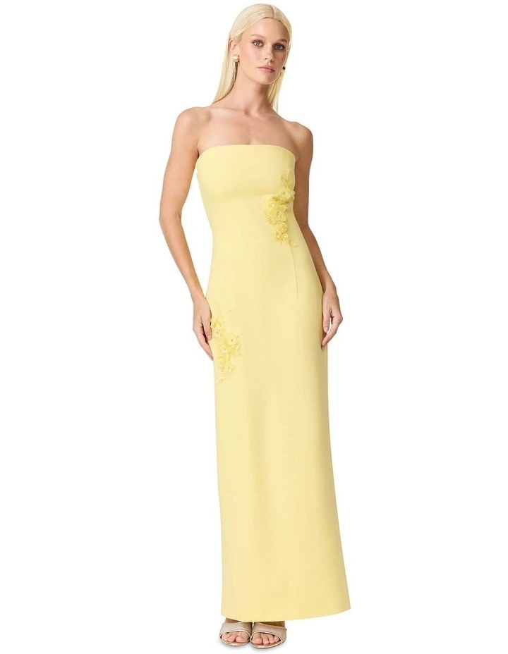 Evee Maxi Dress in Yellow image 4