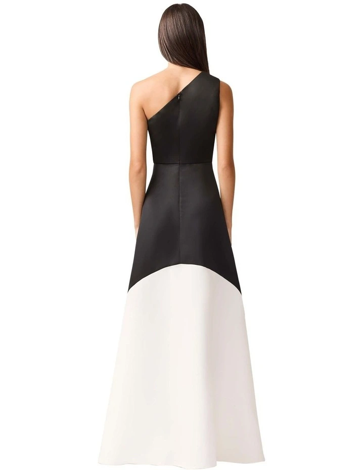 Sorrel Gown Dress in Black/White image 2