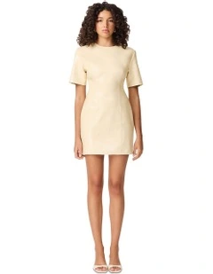 Airlie Mini Dress in Yellow