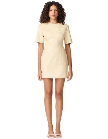 Airlie Mini Dress in Yellow