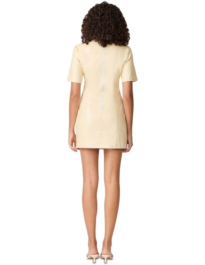 Airlie Mini Dress in Yellow image 2