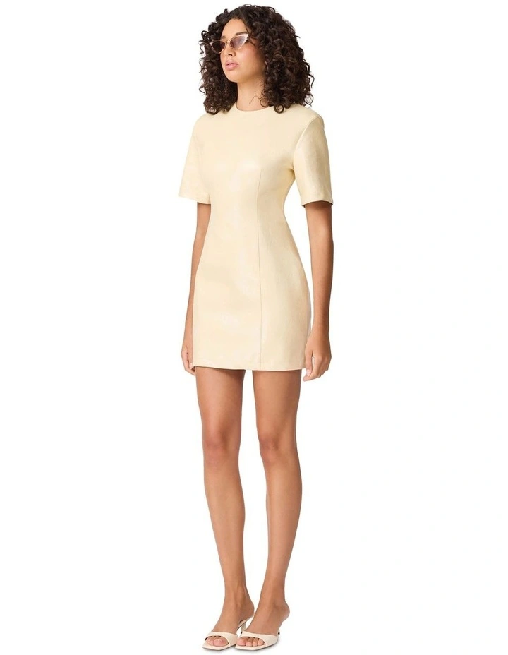 Airlie Mini Dress in Yellow image 3