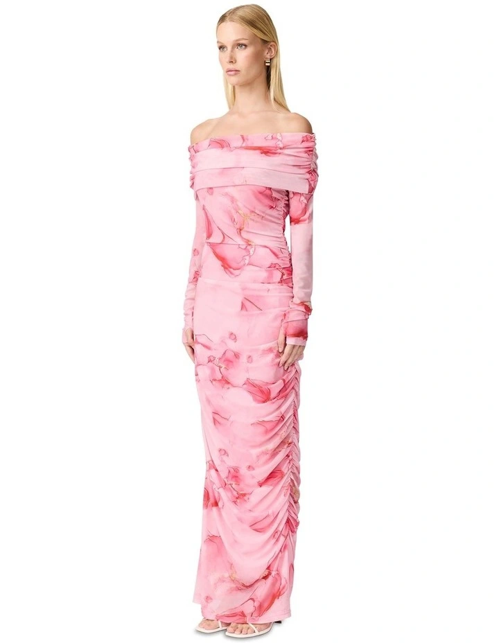 Rosalia Maxi Dress in Pink image 3