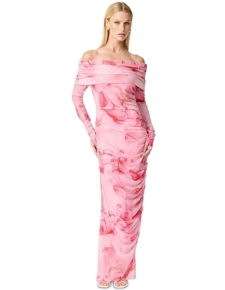 Rosalia Maxi Dress in Pink image 4