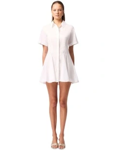 Alegra Mini Dress in White
