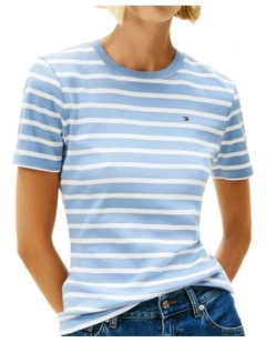 Cody Slim Crew Neck T-shirt in Blue