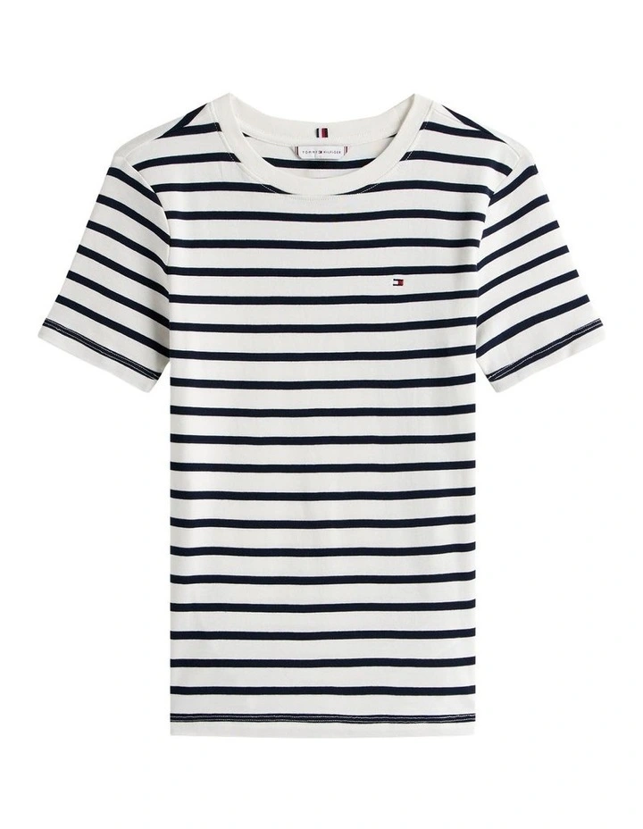 Cody Slim Crew Neck T-shirt in Navy image 5