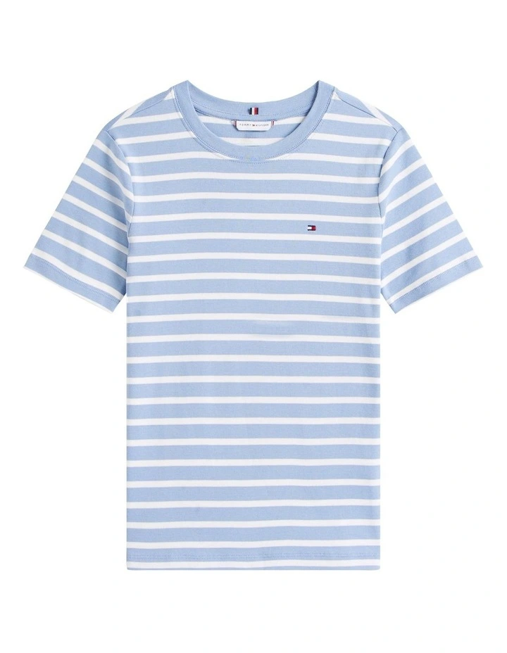 Cody Slim Crew Neck T-Shirt in Blue image 5