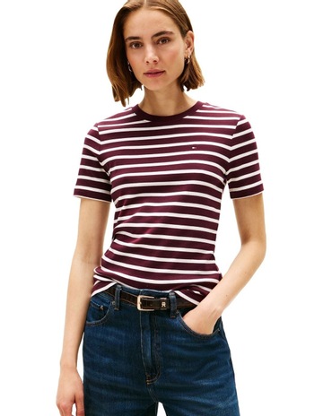 Deep Burgundy/ Ecru colour