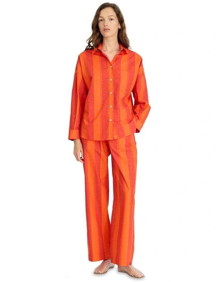Bahia Stripes Pants in Orange image 4