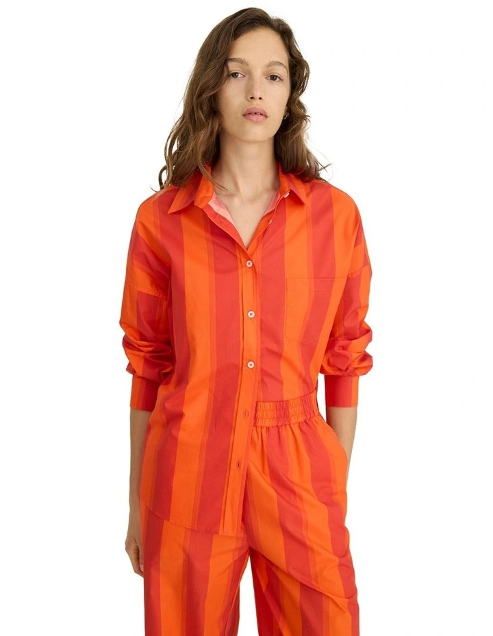 Bahia Stripes Pants in Orange image 6