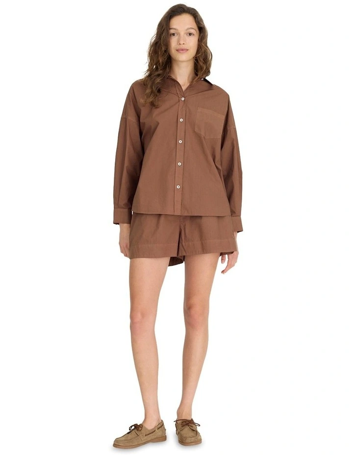 Chiara Shorts in Brown image 3
