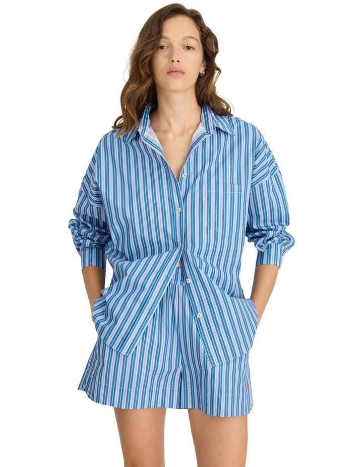 Chiara Long Sleeve Shirt in Multi image 1