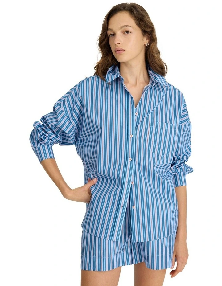 Chiara Long Sleeve Shirt in Multi image 7