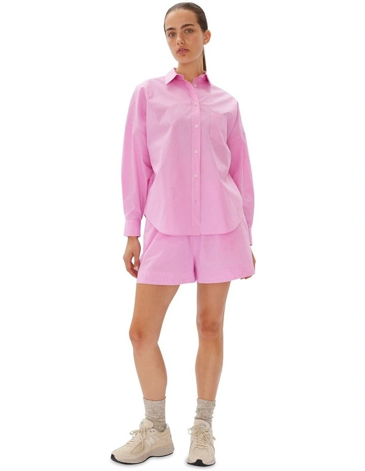 Chiara Long Sleeve Shirt Classic in Pink image 6