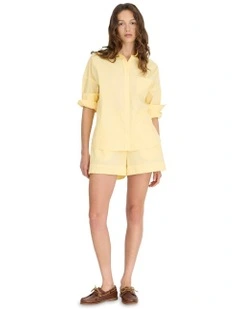 Chiara Classic Long Sleeve Shirt in Yellow