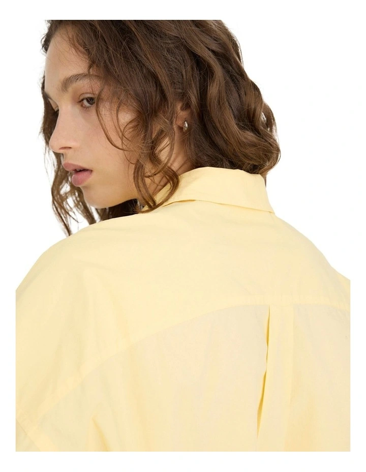 Chiara Classic Long Sleeve Shirt in Yellow image 5