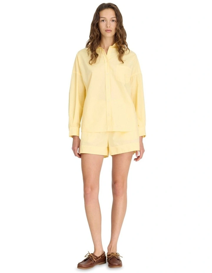 Chiara Classic Long Sleeve Shirt in Yellow image 6