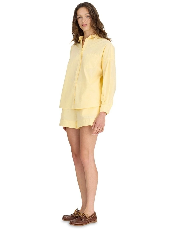 Chiara Classic Long Sleeve Shirt in Yellow image 7