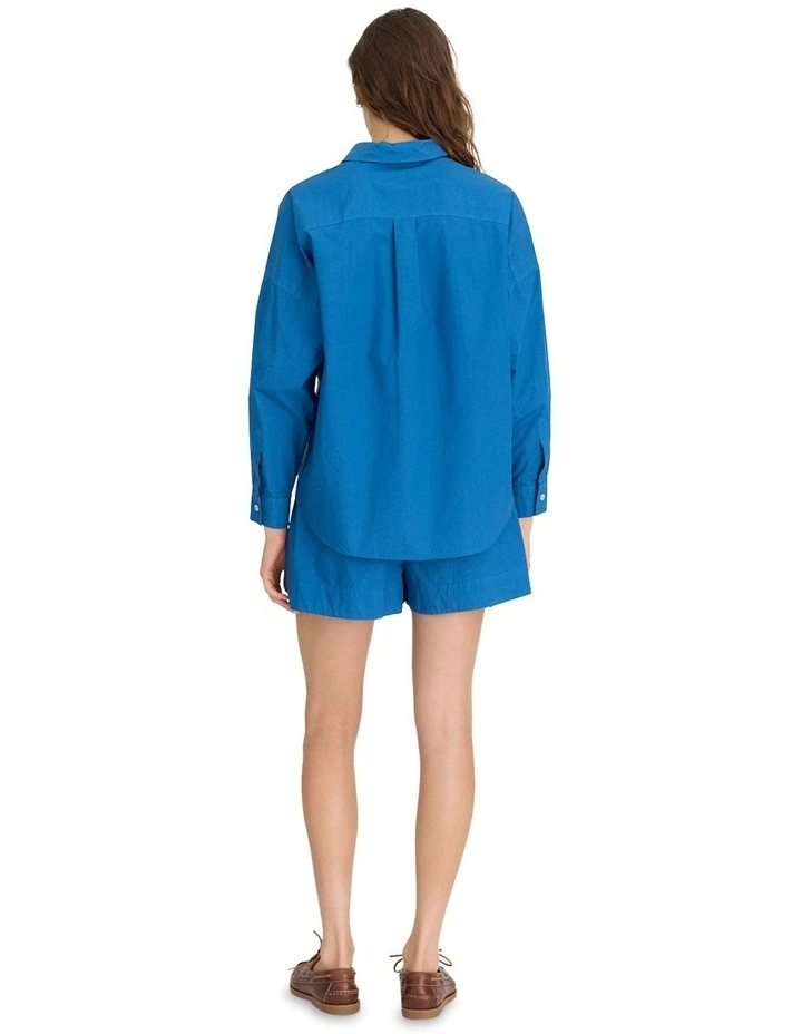 Chiara Classic Long Sleeve Shirt in Blue image 2