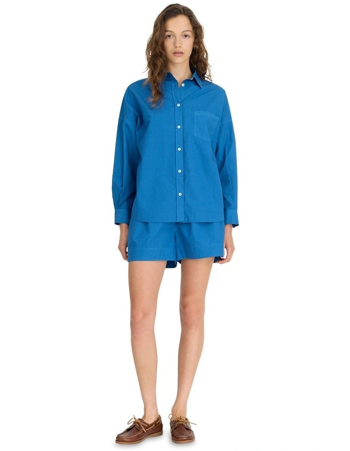 Chiara Classic Long Sleeve Shirt in Blue image 7