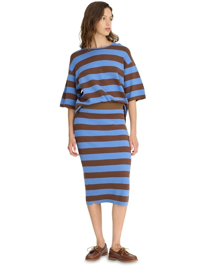 Rossy Knit Tee in Multi image 5