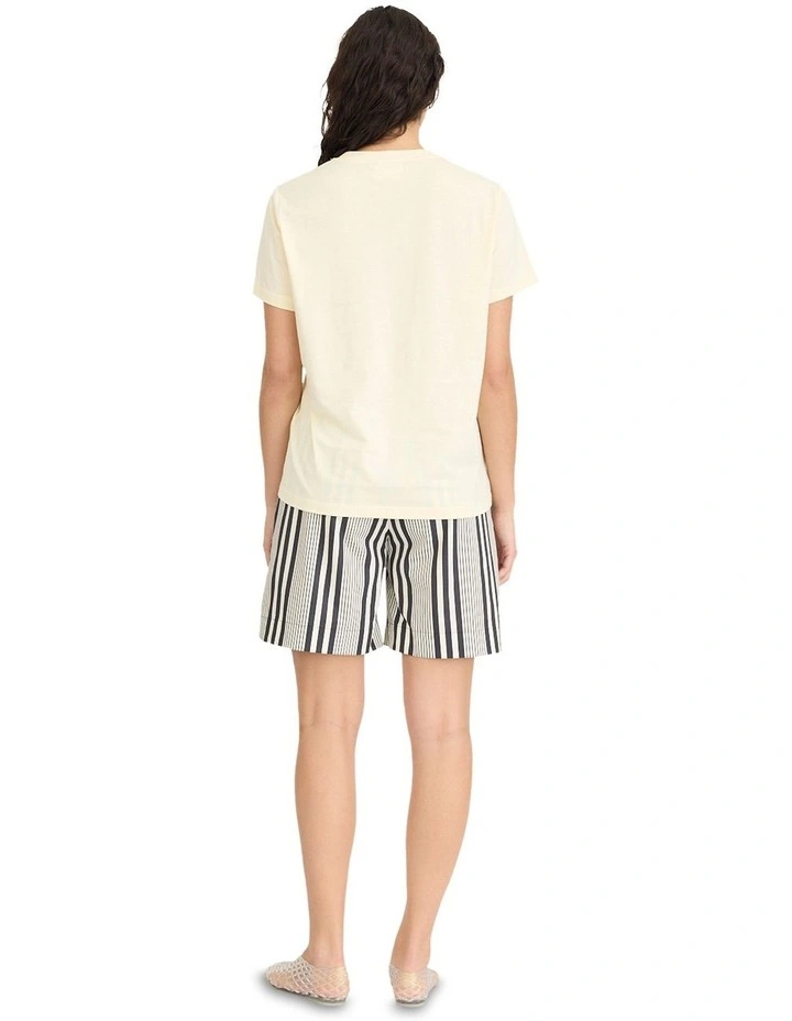 Hola Tee in Beige image 2