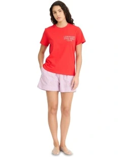 Good Times Tee in Red