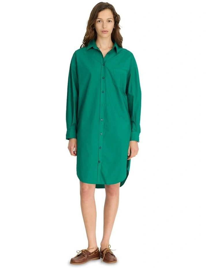 Chiara Midi Dress in Green image 1