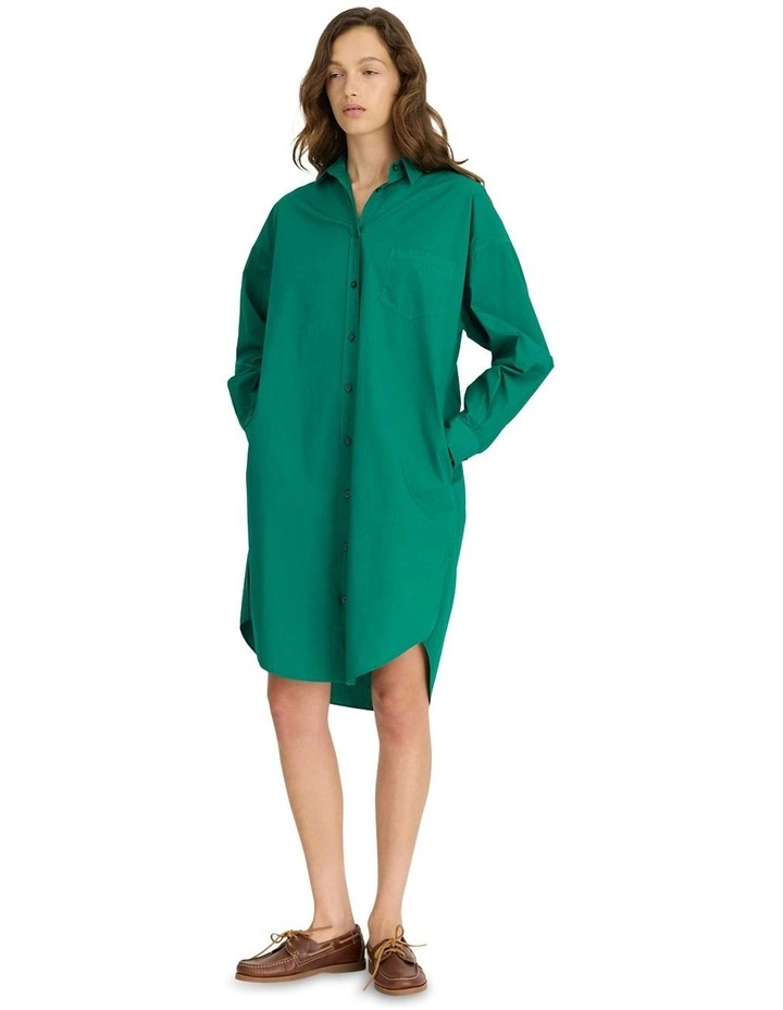 Chiara Midi Dress in Green image 4