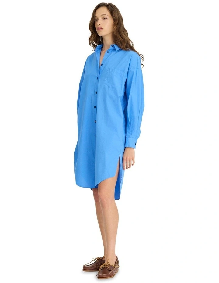 Chiara Midi Dress in Blue image 3