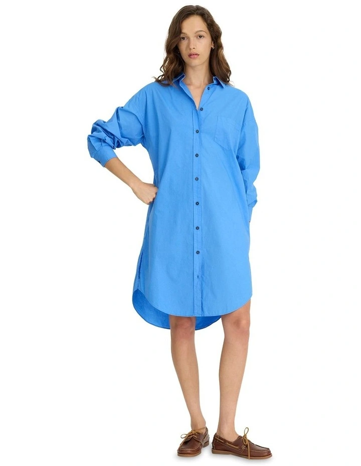 Chiara Midi Dress in Blue image 4