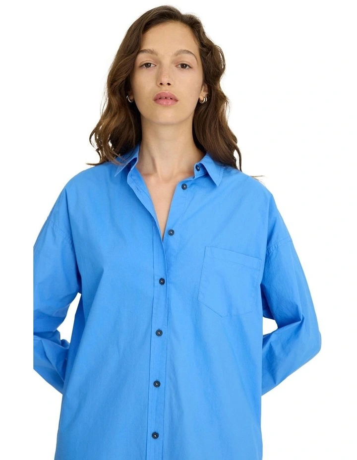 Chiara Midi Dress in Blue image 7