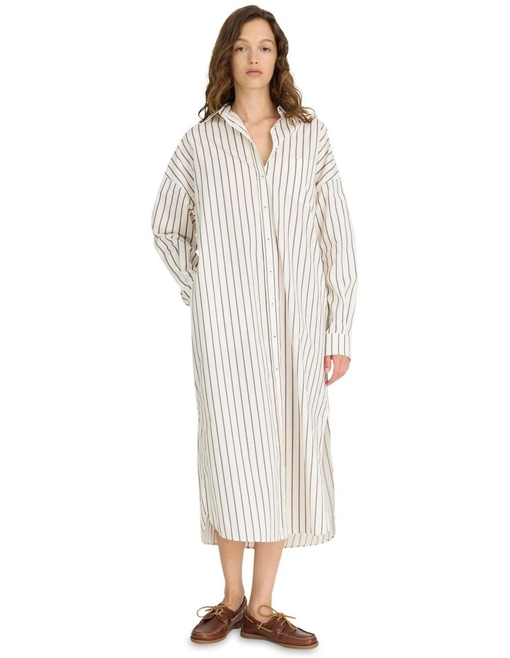 Chiara Maxi Dress in Cream image 3