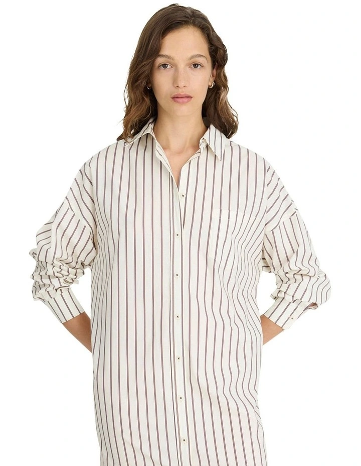 Chiara Maxi Dress in Cream image 4