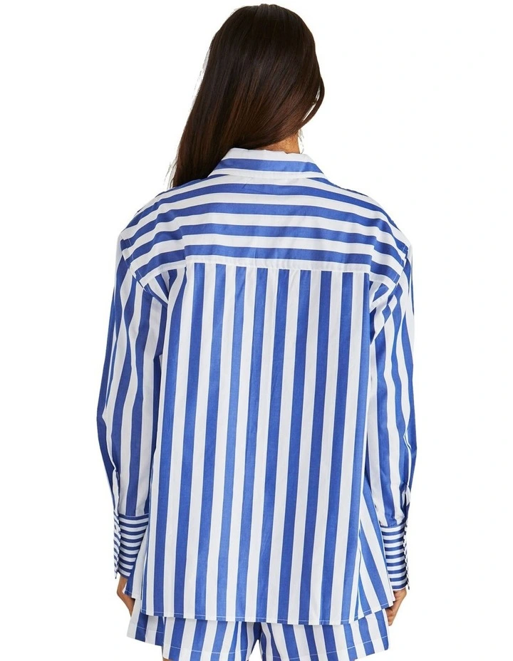 Brynne Shirt in Blue Stripe image 2