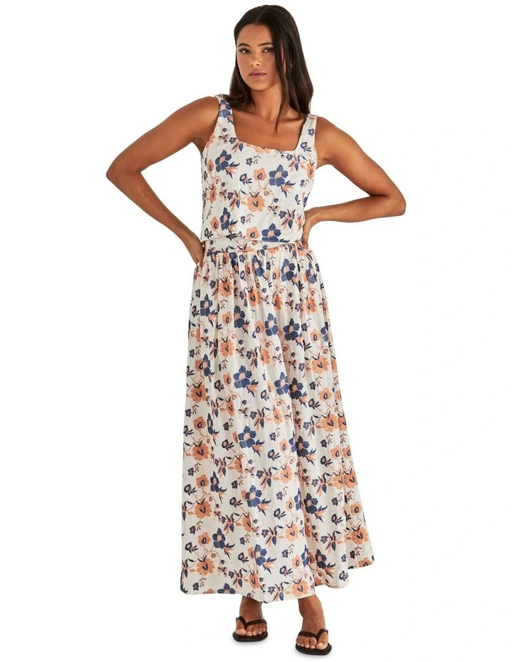 Luca Crop Top in Floral Embroidery image 4