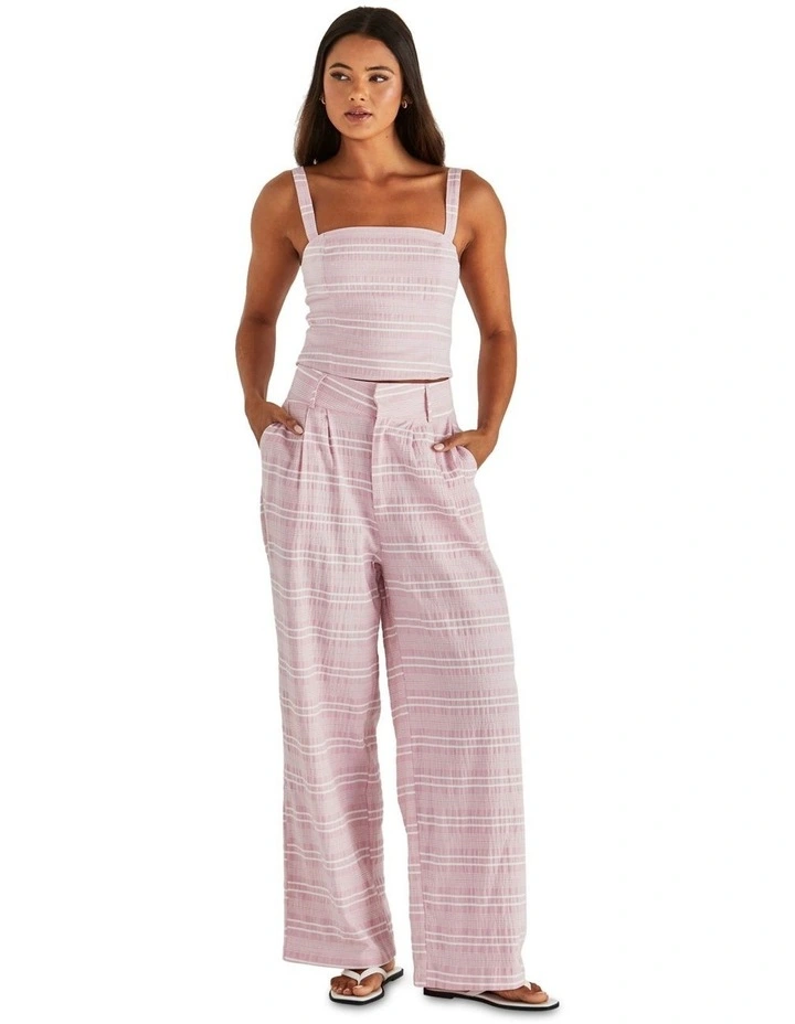 Lea Crop Top in Pink image 4