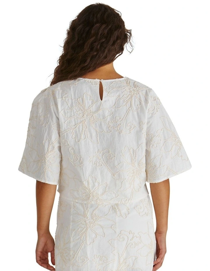 Shay Top in Cream image 2