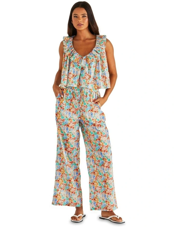 Panna Elasticated Pant in Multi image 4