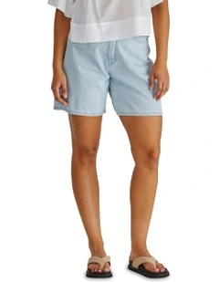 Sabine Denim Shorts in Blue