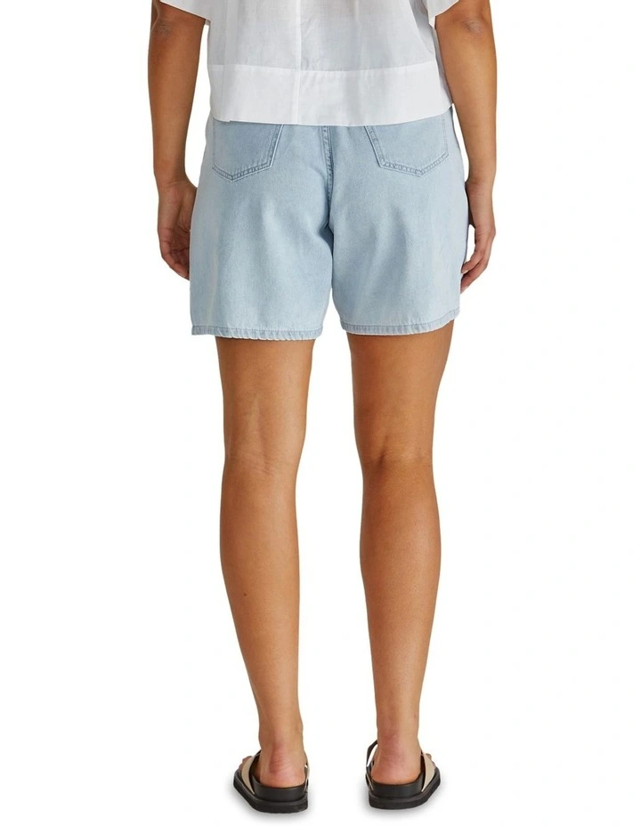 Sabine Denim Shorts in Blue image 2