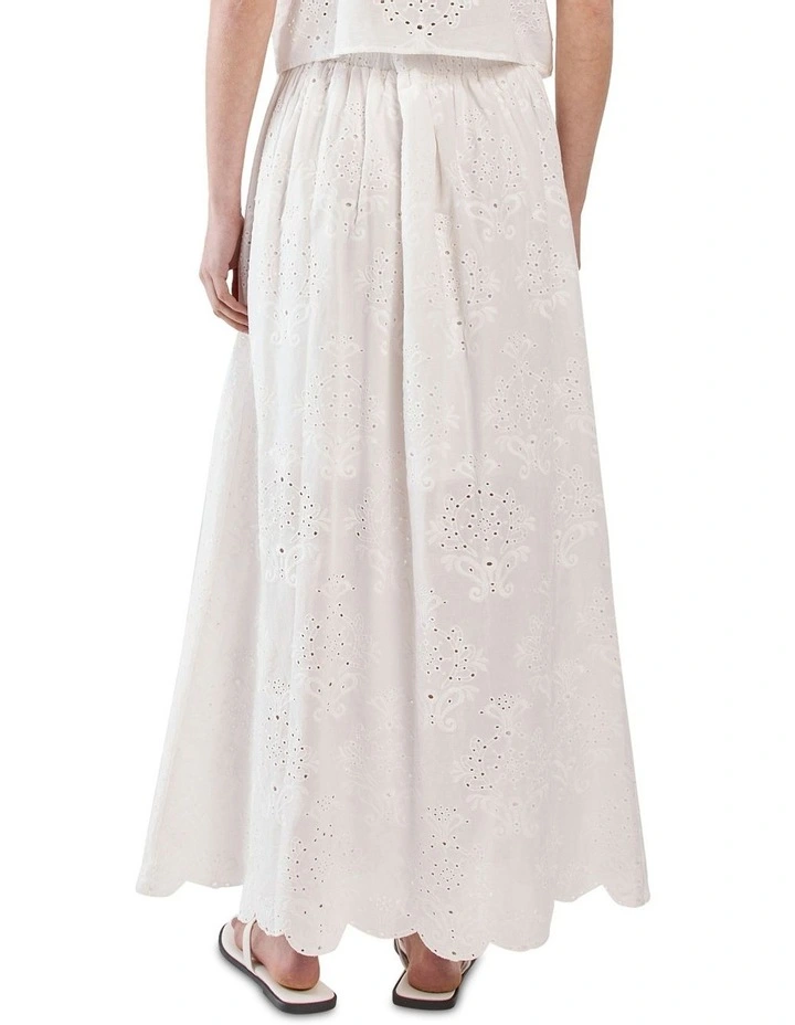 Ani Full Skirt in White image 2