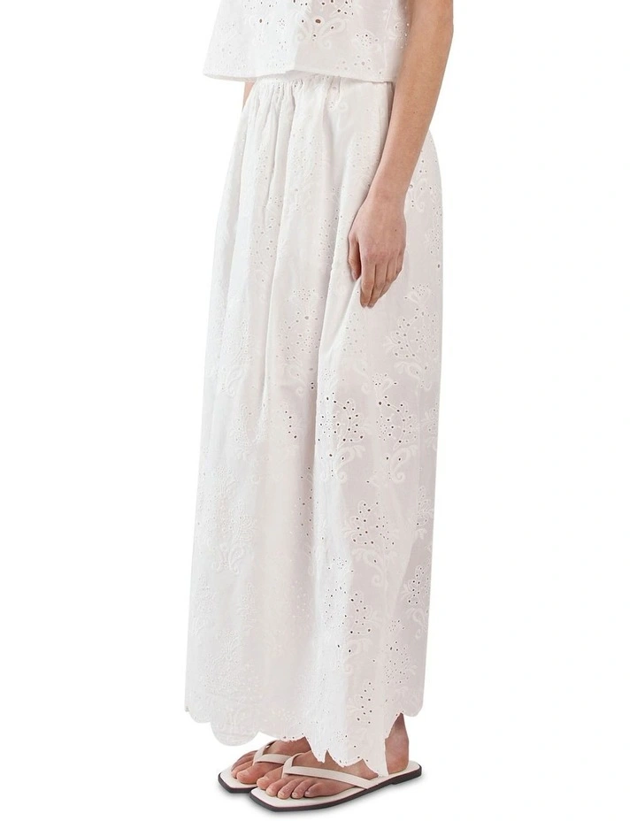 Ani Full Skirt in White image 3